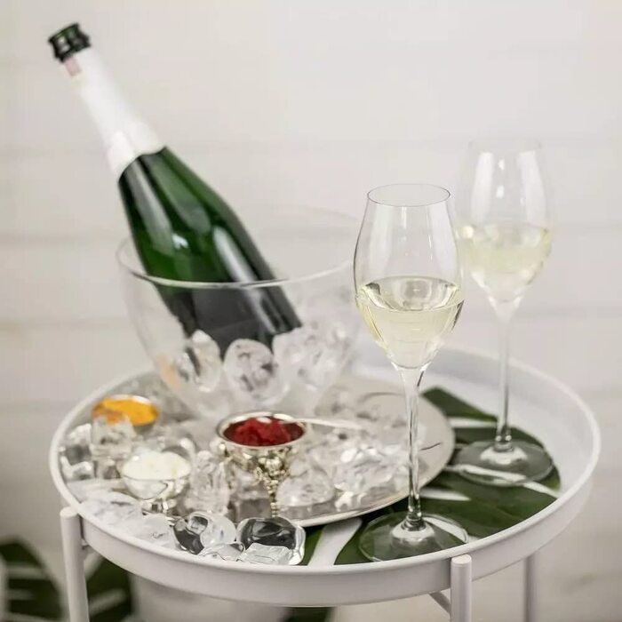 Кроснo Champagnergläser Prosecco-Gläser: Набір з 6 келихів для шампанського та просекко, 280 мл, колекція Harmony | Ідеально для дому, ресторанів та свят | Можна мити в посудомийній машині