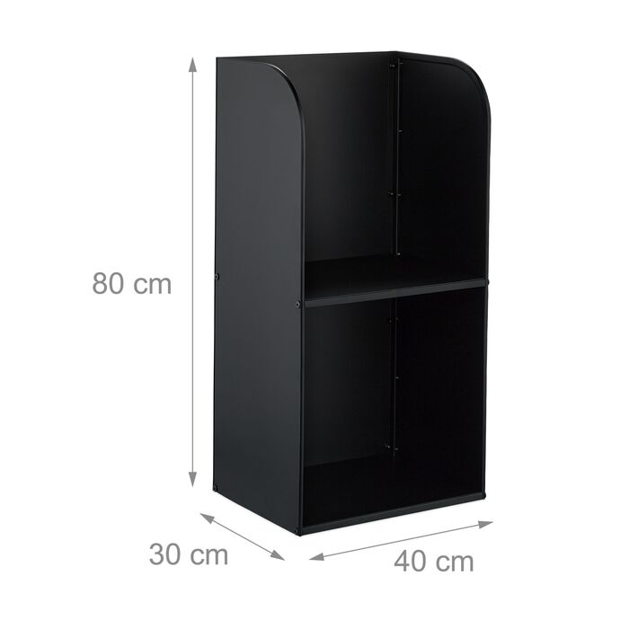 Стильна полиця для дров Relaxdays з двома відділеннями