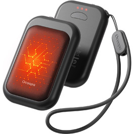 Електричні грілки для рук OCOOPA UT4 Young Obsidianschwarz, 5000mAh, 2 шт. - Компактні, Водонепроникні, Швидкий нагрів, USB, для зими