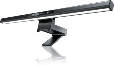 LED-лампа для монітора CSL Screenbar USB з пультом, регулювання яскравості, 3 колірні температури, захист очей, поворотна