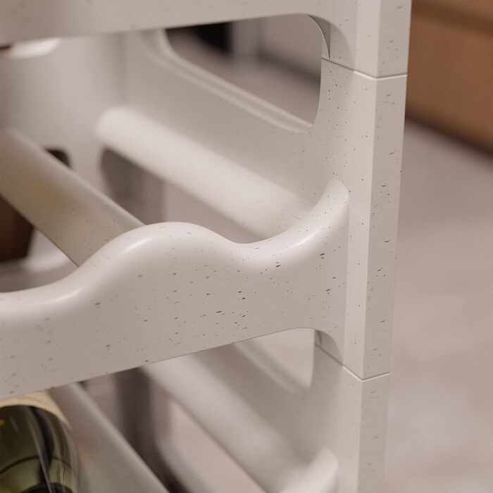 Стеллаж для вина ARTECSIS з пластику, 72 пляшки, для HoReCa, модульний, сірий