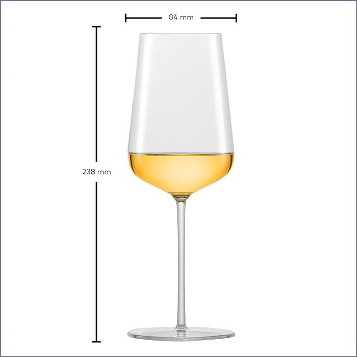 Келих для білого вина Zwiesel Glas Riesling Vervino (2 шт.), кришталь Tritan, зроблено в Німеччині (арт. 122167) (Келих для білого вина Chardonnay (2 шт.))