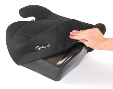 Підвищувач для автокрісла babyGO Sitzerhöhung Booster, I-Size, 125-150 см, чорний