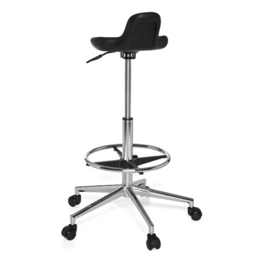 Офісне крісло TOP WORK 03 чорного кольору hjh OFFICE