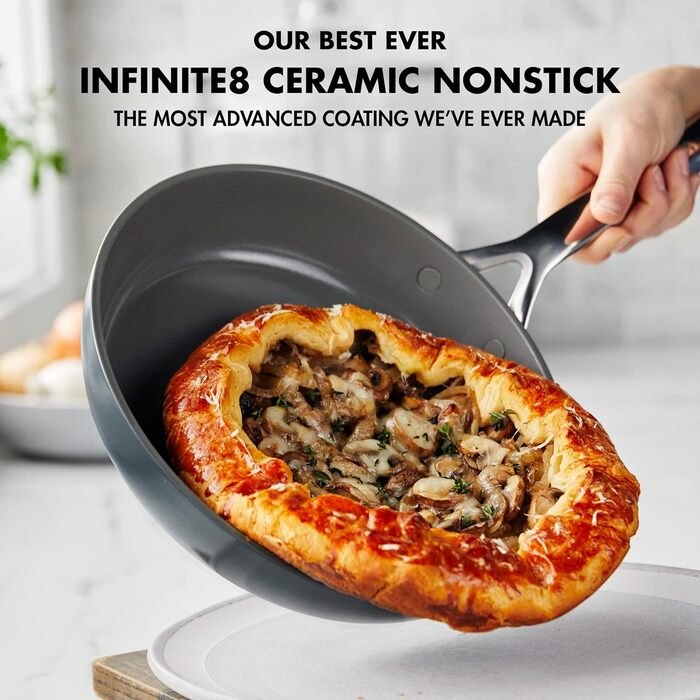 Набір сковорідок GreenPan GP5: антипригарне покриття Ceramic, індукція, 2 шт. (24.1 см та 27.9 см)