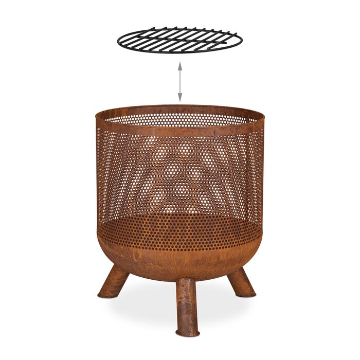 Кошик для вогню Relaxdays з імітацією росту