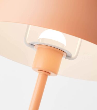 LED настільна лампа Mokebo® 'Leuchtturm' – бездротова, диммер, USB-C, ретро, металева, тепле світло