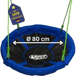 Гніздова гойдалка для саду Best Sporting Nestschaukel – діаметр 60, 80, 90, 100, 110 см, до 150 кг, регульована висота 105-180 см, для дітей