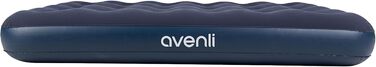 Надувний матрац для кемпінгу та дому AVENLI - 203x152x22 см, для 2 осіб, з м'якою поверхнею