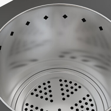 Вогнище, мангал для вогню, кострище, з мітлою, 45 x 38,8 x 46,5 см, сріблястий + чорний