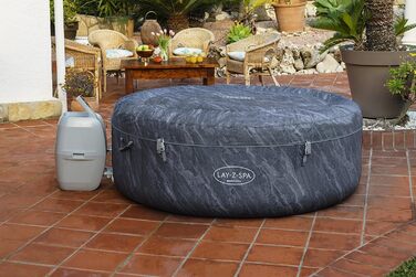 Надувний гідромасажний басейн-джакузі Bestway Lay-Z-Spa Miami AirJet Whirlpool для 2-4 осіб, 180 x 66 см