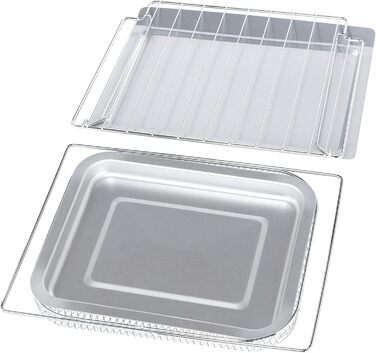 Мультифурна Russell Hobbs Airfryer Express 20л (5-в-1: фритюрниця, міні-піч, гриль, тостер, підігрів) з фритюрним кошиком, дека та решіткою для грилю