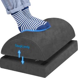 Підставка для ніг StepLively під стіл, сіра, розмір L
