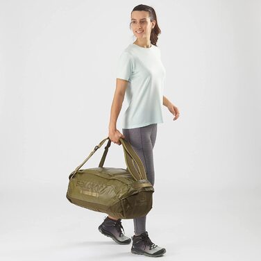 Спортивна сумка Salomon Duffel 45 унісекс, зручний доступ, практичний дизайн, надміцний матеріал (NS, Olive Night)