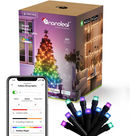 Nanoleaf Holiday String Lights Outdoor - 25 метрів, 300 LED, 18W, EU Smarte Lichterkette Pro