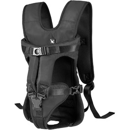 Рюкзак для собак WOWEI XL до 12 кг чорний