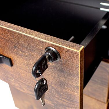 Роликовий контейнер Relaxdays з шухлядами та полицями