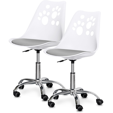 Комплект (2шт) дитяче крісло Evo-Kids Indigo White / Grey (арт H-232 W/G -Х2)