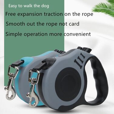 Автоматична телескопічна мотузка na для собак, ланцюжок для собак, плюшевий ведмедик, цуценята, нагрудні ремені для маленьких і середніх великих собак, шнур для домашніх тварин (всередині) (сірий)