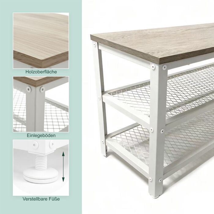 Сховище для взуття Relaxdays з 2 полицями