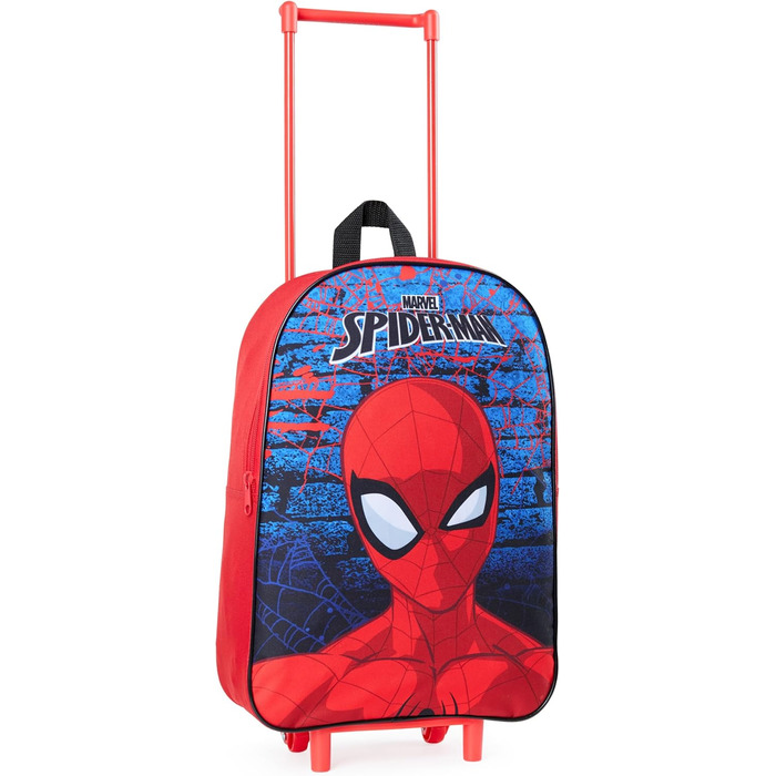 Дитяча валіза Marvel Spiderman, складний візок 39x27 см, 10.5л, 2 колеса, висувна ручка