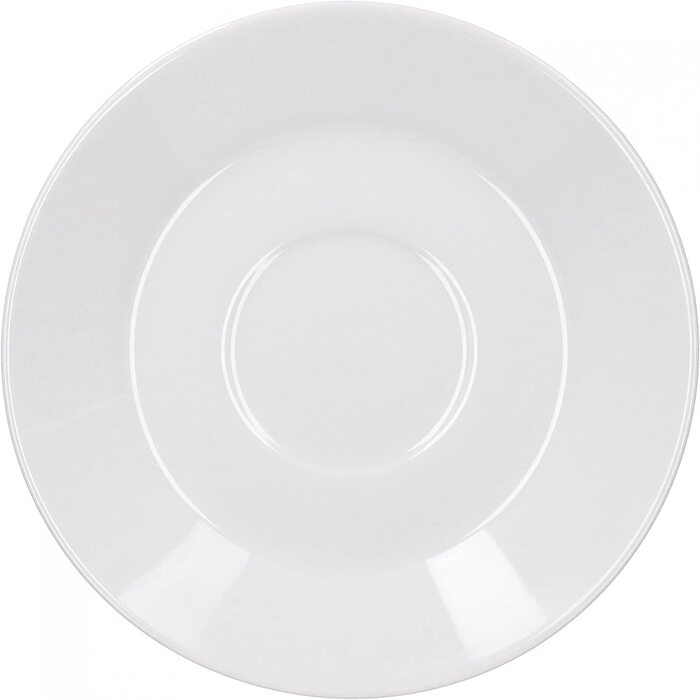 Набір посуду Van Well для 6 осіб: 18-ти частинний кавовий сервіз з порцеляни, придатний для миття в посудомийній машині та мікрохвильовій печі