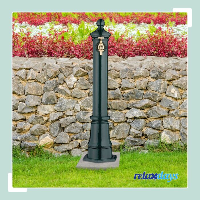 Relaxdays Античний фонтанчик для стояння, 80 см