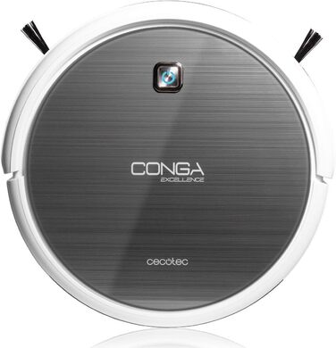 Робот-пилосос Cecotec Conga 4-в-1: миє, пилососить, віде, тиха робота, програмування 24/7, 5 режимів прибирання