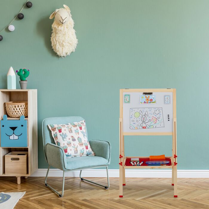 Дитячий двосторонній навчальний столик Relaxdays