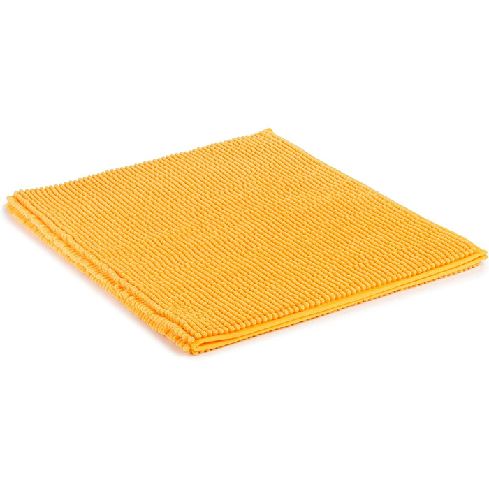 Килимок для ванної з мікрофібри Gzze, синель, 1037-5532-050070 (жовтий, 50 х 70 см)