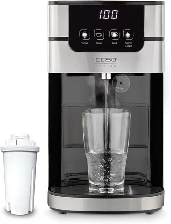 CASO PerfectCup 1000 Pro – Професійний дозатор гарячої води, 2600 Вт, об'єм бака 4 літри, регулювання температури 70-100°C, для офісів та буфетів