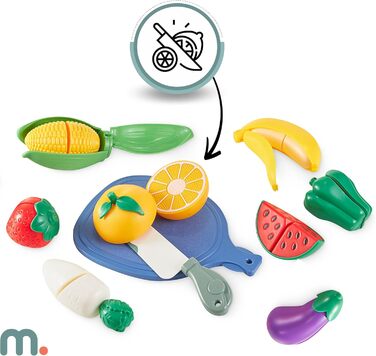 Дерев'яна кухня Мамабрум XXXL з LED-підсвічуванням та диспенсером для кубиків льоду - дитяча кухня з аксесуарами (мікрохвильова піч, посуд, столові прибори) для дітей 3+