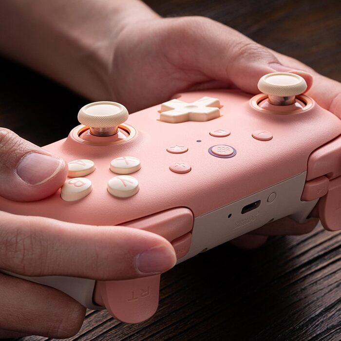 8BitDo Ultimate 2C Wireless Controller: Бездротовий контролер для PC та Android, 1000Hz, Hall-ефекти, Turbofunktion (Піч)