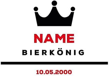 Пивний кухоль з гравіюванням - Пивний келих 500 мл - Персоналізований - Пивний кухоль подарунок - Подарунок на день народження - Ідея подарунка - Тато, дідусь, чоловік (мотив Bierknig)