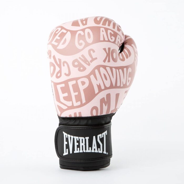 Боксерські рукавички для дорослих унісекс Everlast Spark Glove тренувальні рукавички рожевий / золотий 10 унцій