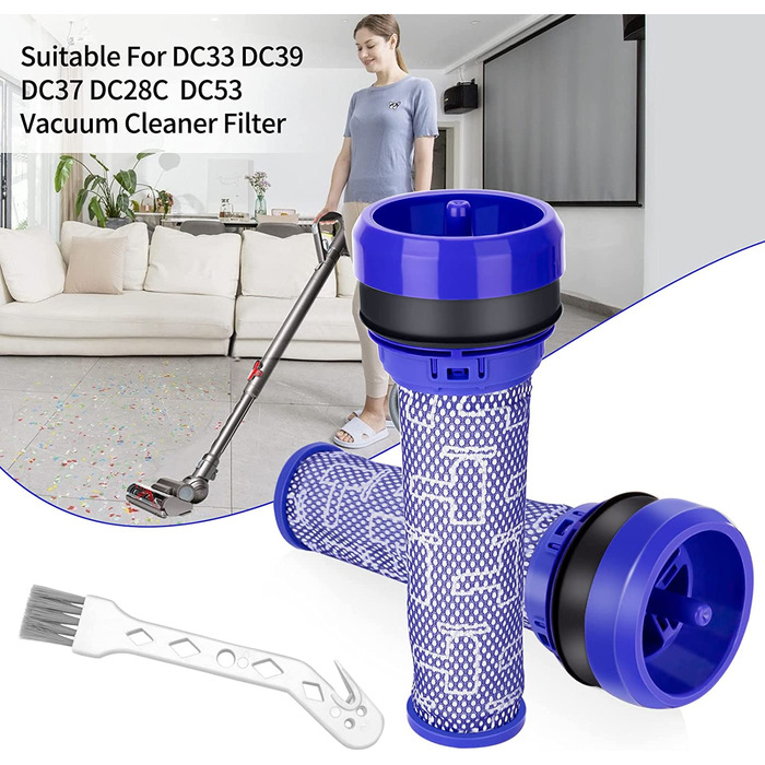 Фільтри Smyidel 92341301 для пилососа Dyson DC39 2 шт