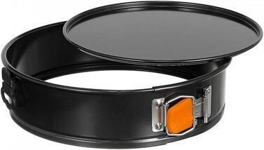 Форма для випічки LE CREUSET, 24 см, з антипригарним покриттям, для кислотного тіста, з вуглецевої сталі, антрацит/помаранчевий, 94101800000000