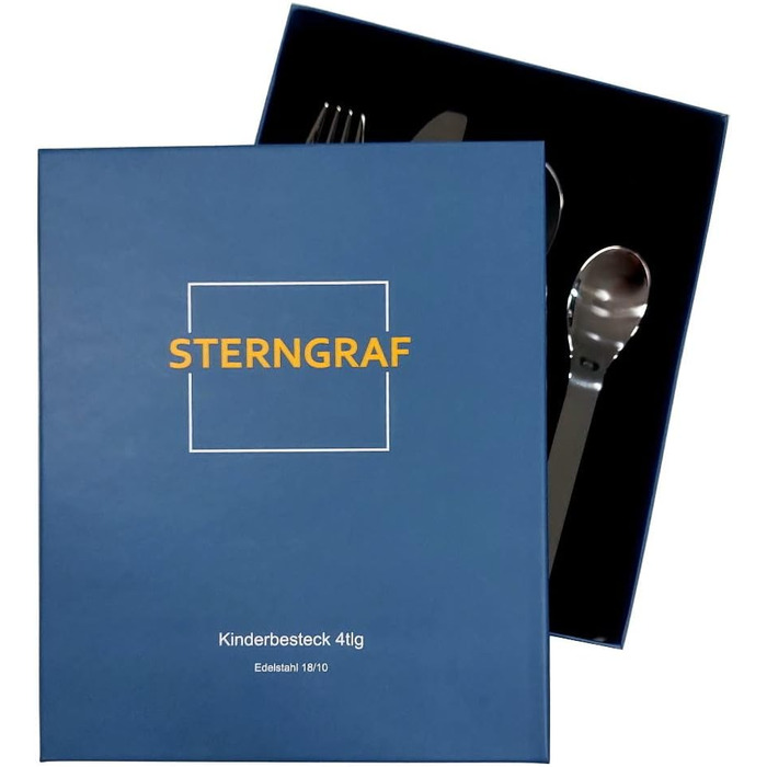 Дитячий набір посуду та столових приборів Kinderset Löwe 7 предметів з гравіюванням (наприклад, ім'я) персоналізований