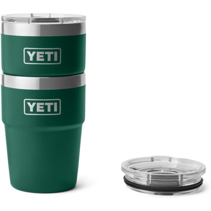Термос YETI Rambler 473 мл з кришкою MagSlider, колір Black Forest Green