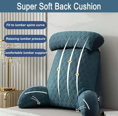 Підлогове крісло-мішок Kongdson для читання, рожеве: м'яке велике крісло з підлокітниками, портативна спинка, знімний підголівник для читання, відпочинку, перегляду телевізора, ігор, з можливістю прання