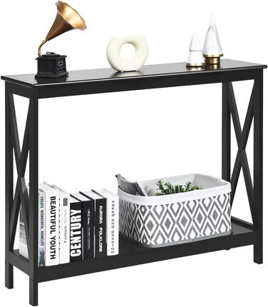 Журнальний столик COSTWAY з шухлядою, 3 ящики, білий, 100x30x80 см