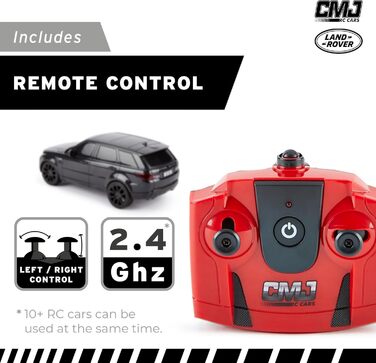 Радіокерований позашляховик Range Rover Sport CMJ 1:24 з LED-підсвічуванням, чорний