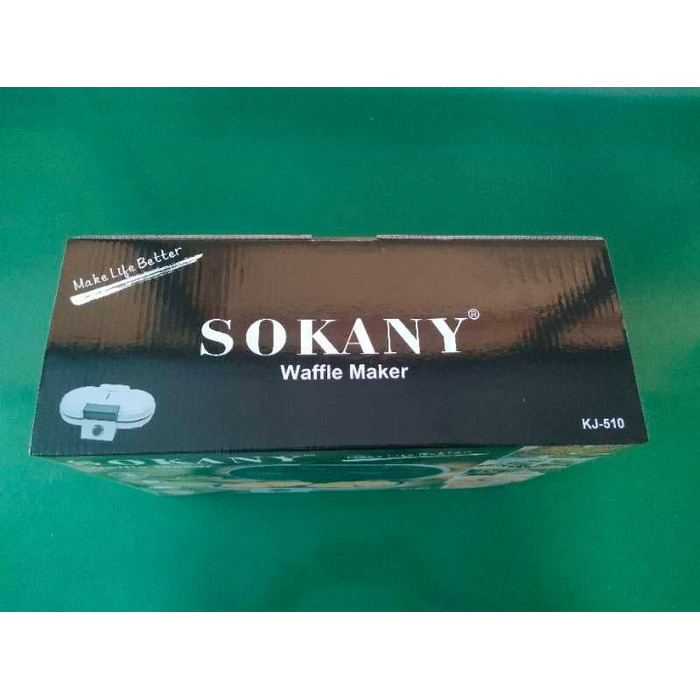 Вафельниця SOKANY SK-850 Mini Heart, антипригарна, легко чиститься, 1100 Вт, для вечірок