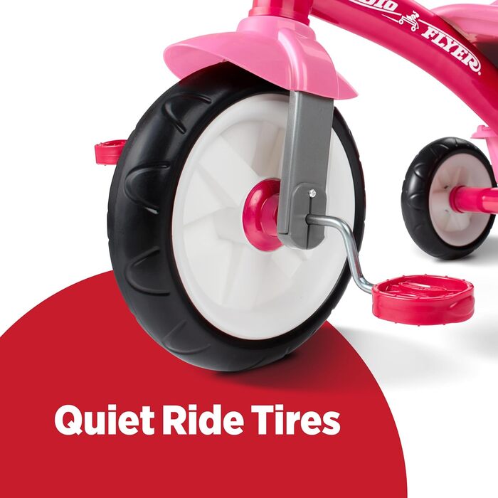 Триколісний велосипед Radio Flyer для малюків 2,5-5 років, рожевий