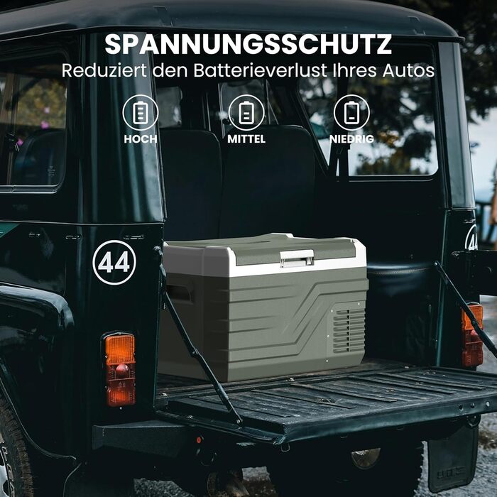 Автомобільний компресорний холодильник Alpicool 27л (12/230V) для авто, кемпінгу, риболовлі