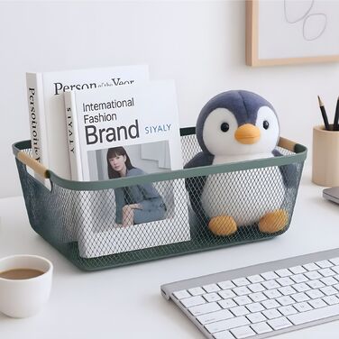 Кошик Relaxdays з дерев’яними ручками