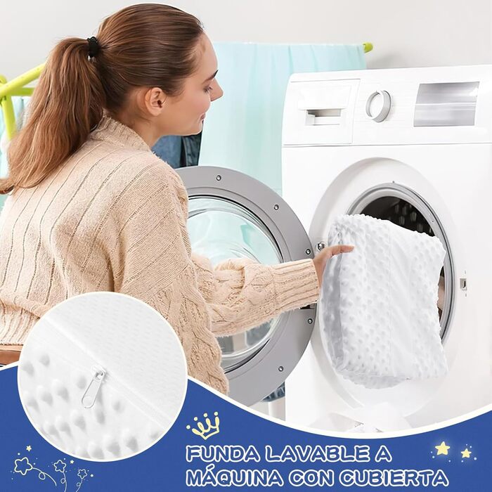 Бортик для ліжка дитячий захисний Bettgitter, білий, знімний, з машинним пранням - захист від випадання для немовлят та дорослих