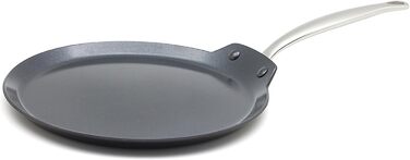 Сковорода GreenPan Barcelona 28 см з антипригарним покриттям Ceramic, індукційна, для плити та духовки, з нержавіючої сталі, чорна