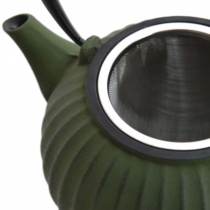 Чайник заварювальний чавунний BergHOFF, темно-зелений, 1300 мл