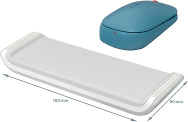 Підставка для ніг Leitz Ergo Cosy, сіра, для офісу, з підставкою для зап'ястя, сіра, 53710089